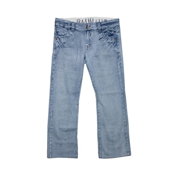 Y2K Light Wash Baggy Jeans Bauhaus - Picture 1 of 4